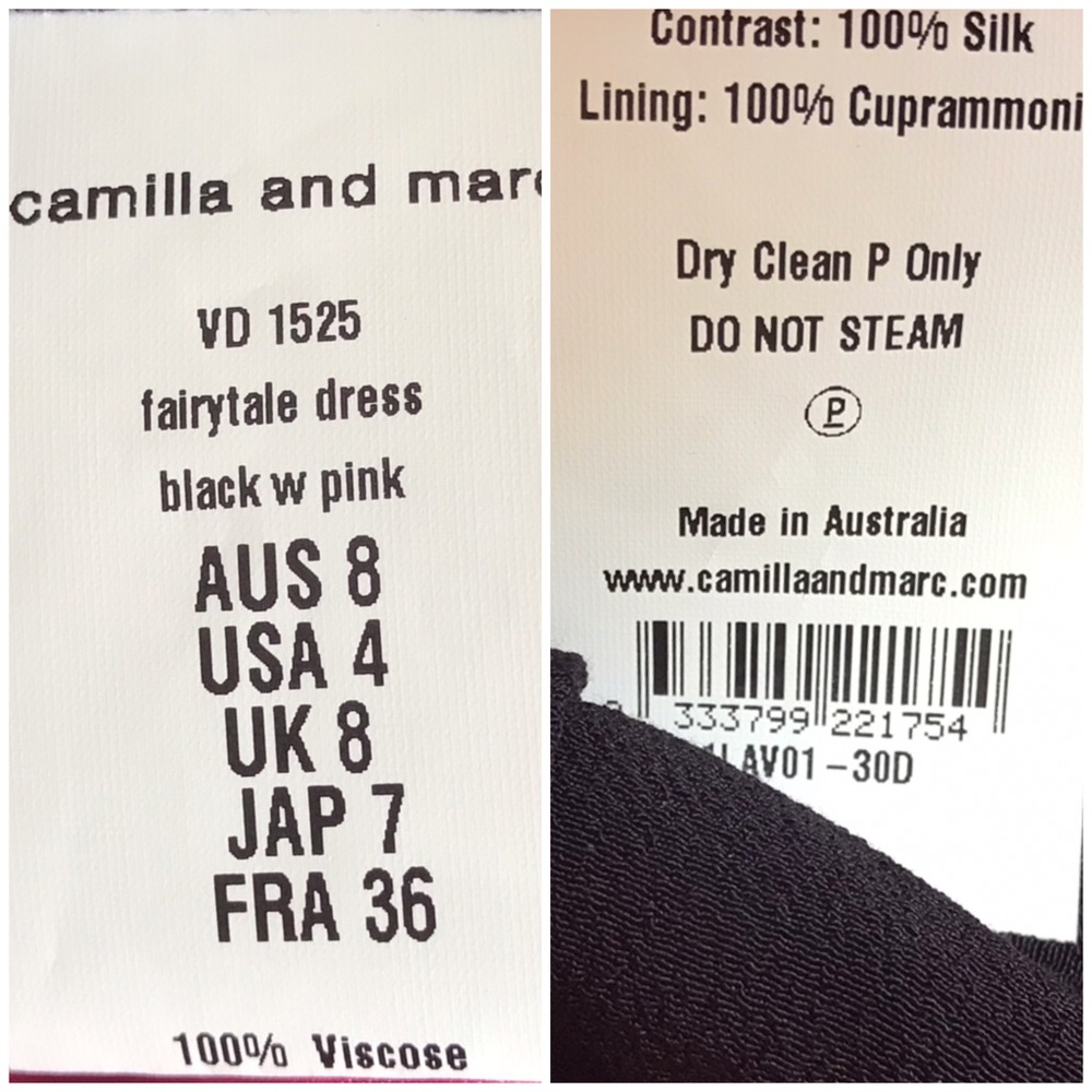 Camilla and Marc Hot Pink Fairytale Dress NWOT - Picture 4 of 8